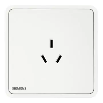 SIEMENS 10A Three-Pole Socket, 5UB11133NC01, Chenxi White, Zita Series