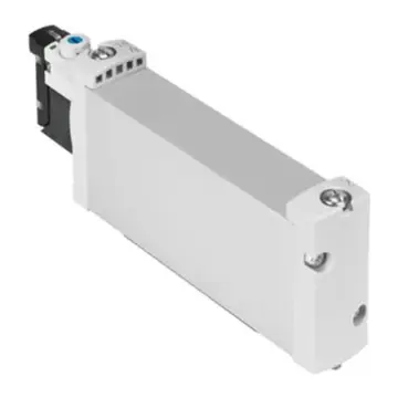 Festo 2-position 5-way solenoid valve, VUVG-B18-M52-MZT-F-1H2L-W1, 578828 plate valve, single solenoid control.