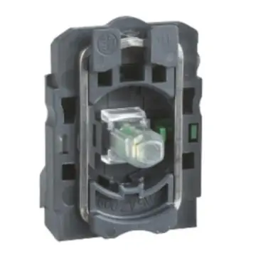 Schneider Electric Illuminated Button Base, ZB5AW0B51C, Yellow, 1NO, AC/DC 24V