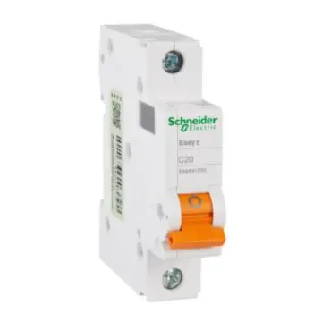 Schneider Electric Miniature Circuit Breaker EA9AN(E9) 1P 20A Type C, EA9AN1C20