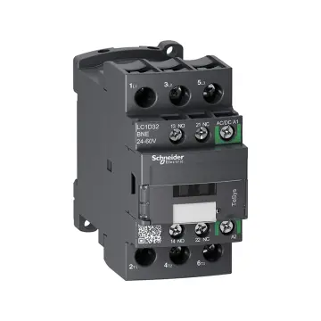 LC1D32BNE TeSys Deca contactor 3P 32A up to 440V coil 24-60V AC/DC