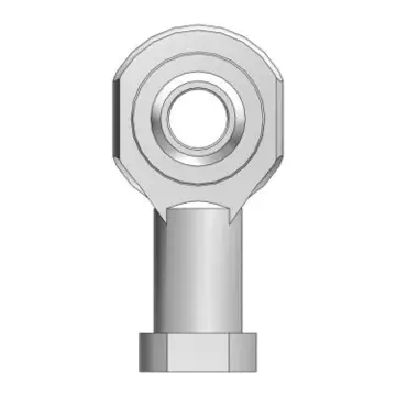 SKF rod end bearing, left-hand thread, female thread, maintenance-free, SILKB 10 F