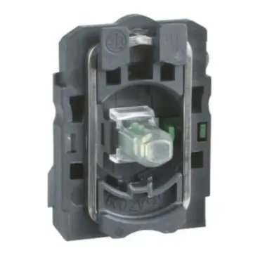 Schneider Electric Illuminated Button Base, ZB5AW0M42C, Red, 1NC, 220V