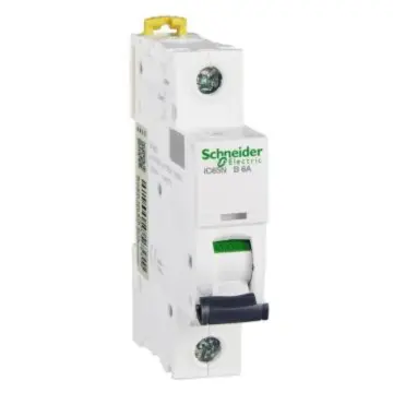 Schneider Electric miniature circuit breaker iC65N(A9) 1P 6A Type B, A9F17106