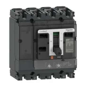 Schneider Electric NSX DC molded case circuit breaker, C25S4TM200D NSX250S 100kA DC 4P4D 200A TMD