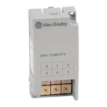 ALLEN BRADLEY-ROCKWELL Analog Input Module 2080-TRIMPOT6 (1 unit)