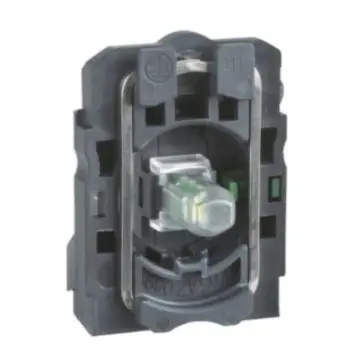 Schneider Electric Illuminated Button Base, ZB5AW0M31C Green 1NO 220V