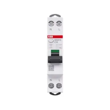 ABB GS200 residual current circuit breaker with overcurrent protection, 10271294 GS201C L C20 AC30