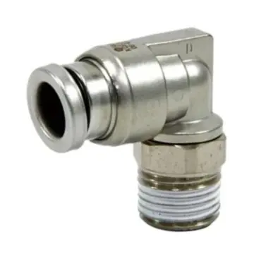 SMC metal quick-connect fitting, KQB2L06-01S bend