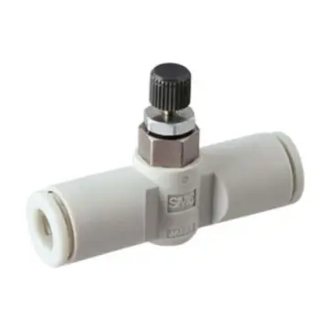 SMC low-speed intake straight-through flow control valve, AS2051FM-06