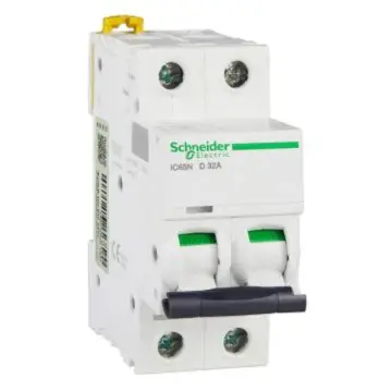 Schneider Electric miniature circuit breaker iC65N(A9) 2P 32A Type D, A9F19232