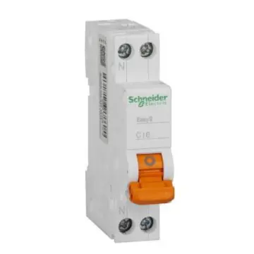 Schneider Electric miniature circuit breaker EA9A45(E9) 1P+N 16A Type C, MGNEA9A45C16 compact 18mm