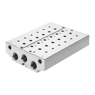 Festo 3-port valve block mounting plate, VABM-B10-20E-G38-3, 576340