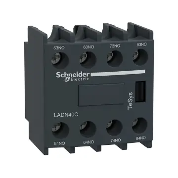 LADN40 Schneider bloc contacts auxiliaires frontaux LADN40C 4F+0O