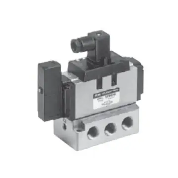 SMC 5-way pilot-operated solenoid valve, VFS5110-4DB-06