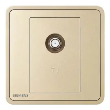 SIEMENS 5UH11323NC03 Sunrise Gold Zita Series Wideband TV Socket