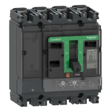 Schneider Electric NSX molded case circuit breaker, C25N6TM200 NSX250N 50kA AC 4P3D 200A TMD