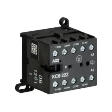ABB KC series DC coil intermediate relay, 82202722 KC6-22Z*220V DC