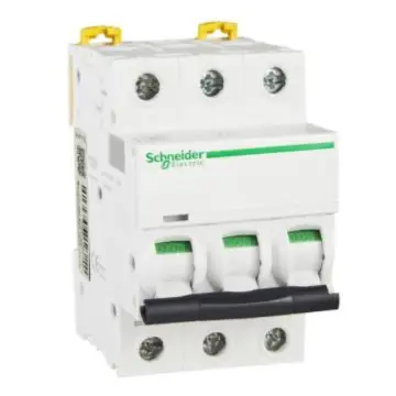 Schneider Electric miniature circuit breaker iC65H(A9) 3P 16A Type C, A9F28316