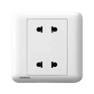 SIEMENS 10A Dual-Pole Flat/Round Socket, 5UB01123NC01