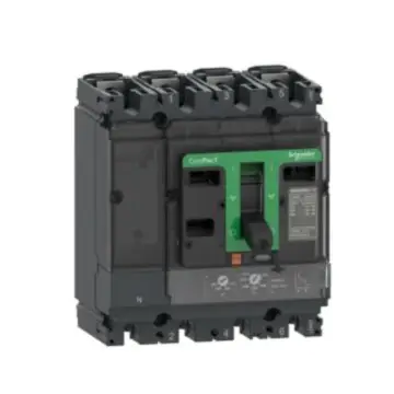 Schneider Electric molded case circuit breaker, NSX100N TMD 63 3P