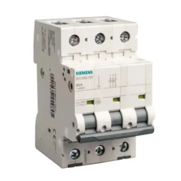 SIEMENS 5SY7 Ultra-High Breaking Capacity Miniature Circuit Breaker, 5SY7 3P D1 50KA 5SY73018CC