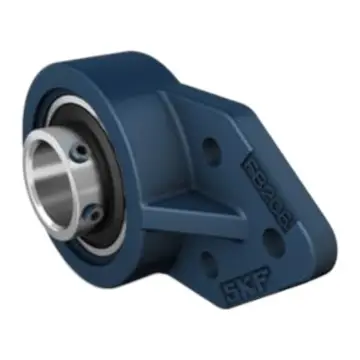 SKF mounted bearings, modified diamond-shaped housings, UCFB 207 ball bearing units.