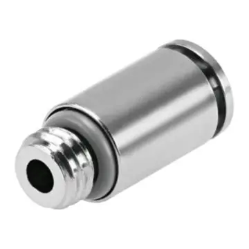 Festo quick-connect coupling, NPQH-DK-G18-Q8-P10, 578376, external thread, with internal hex socket.