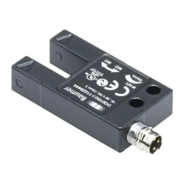 BAUMER slotted sensor, OG010U.I-GW1O.7WL