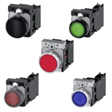 SIEMENS Standard Button Kit with Indicator Lights, 3SU11060AB601FA0