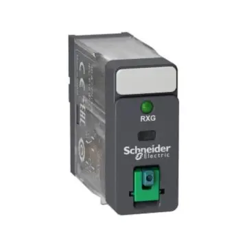 Schneider Electric RXG Interface Type Intermediate Relay - with Locking Test Button, RXG12BD