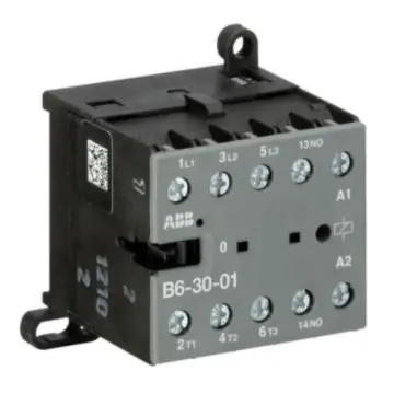 ABB B series small capacity AC contactor (AC coil), B6-30-01*110-127V 40-450Hz 82201623