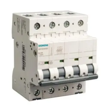SIEMENS 5SY7 Ultra-High Breaking Capacity Miniature Circuit Breaker, 5SY7 3P+N C25 25KA 5SY76257CC