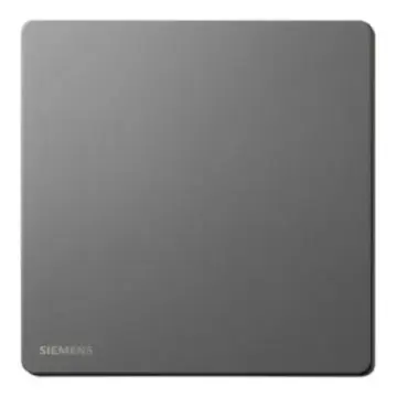 SIEMENS 16AX single-pole single-throw switch, 5TA31123NC05, dark gray-silver, from the Huichen Acus series.