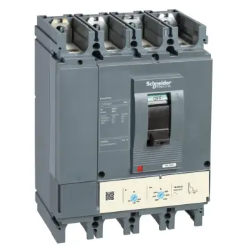 LV540318 circuit breaker EasyPact CVS400N 4P 3D