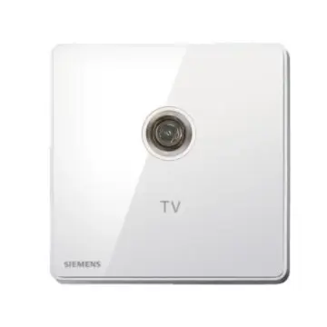 SIEMENS Wideband TV Socket, 5UH81323NC02 5-1000MHZ