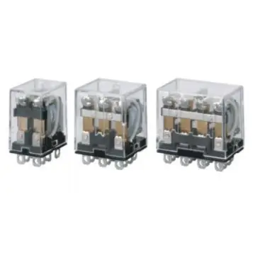 OMRON high-power relay with base, LY2N DC24+PTFZ-08-E+PYC-A1