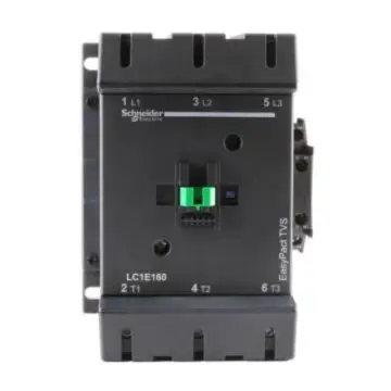 Schneider Electric EasyPact TVS (LC1E) series three-pole AC control contactor, LC1E160M5N