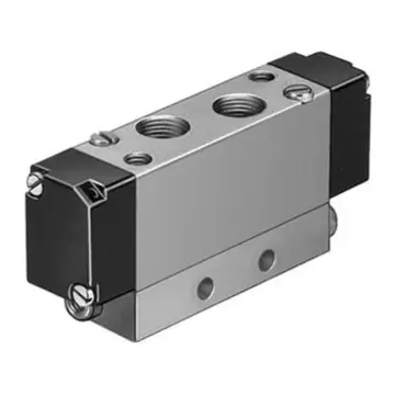 Festo pneumatic control valve, J-5/2-1/8-B, 173171, single electric control.