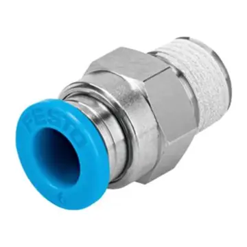 Festo quick-connect threaded coupling, QS-1/2-10, 190646 QS series
