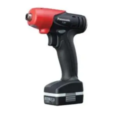 Panasonic electric torque screwdriver 0.3-2.0Nm, EYFEA1N2S54 1/4" hex chuck, two batteries and one charger, one-year warranty.
