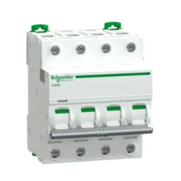 Schneider Electric miniature circuit breaker, Pro iC65N 4P C20A B2CA91NC420R, is a replacement for A9F18420R.