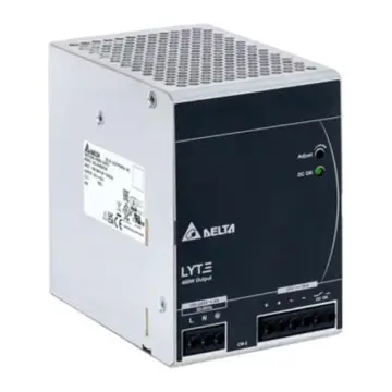 Delta Industrial Power Supply Switching Power Supply, Rail-Mounted Type with DC Relay Dry Contact, DRL-24V480W1AS.