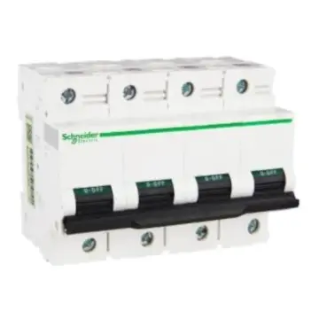 Schneider Electric Miniature Circuit Breaker C120H(A9) 4P 63A Type D, A9N19807