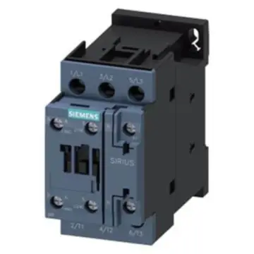 SIEMENS 3RT5/6 AC Contactor (AC Coil), 3RT6028-1AM00 AC220V 50HZ 38A 1NO/1NC 3RT60281AM00