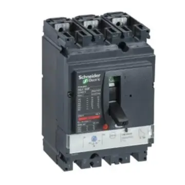 Schneider Electric molded case circuit breaker, NSX160N TMD 125 3P