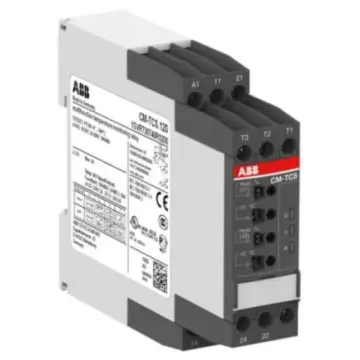 ABB CM Temperature Monitor, CM-TCS.12S, 0...+100°C, 24-240VAC/DC 10111680