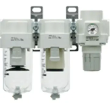 SMC Air Combination Components: Air Filter + Pressure Regulator + Oil Mist Separator, AC40C-04E-B