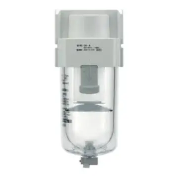 SMC air filter, AF30-02BD-A, connecting pipe Rc1/4", automatic drain, with bracket, 5μm