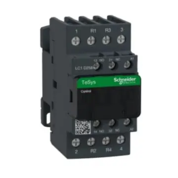 Schneider Electric TeSys D series four-pole AC control contactor, LC1DT40E7C 40A, 48V, four-pole